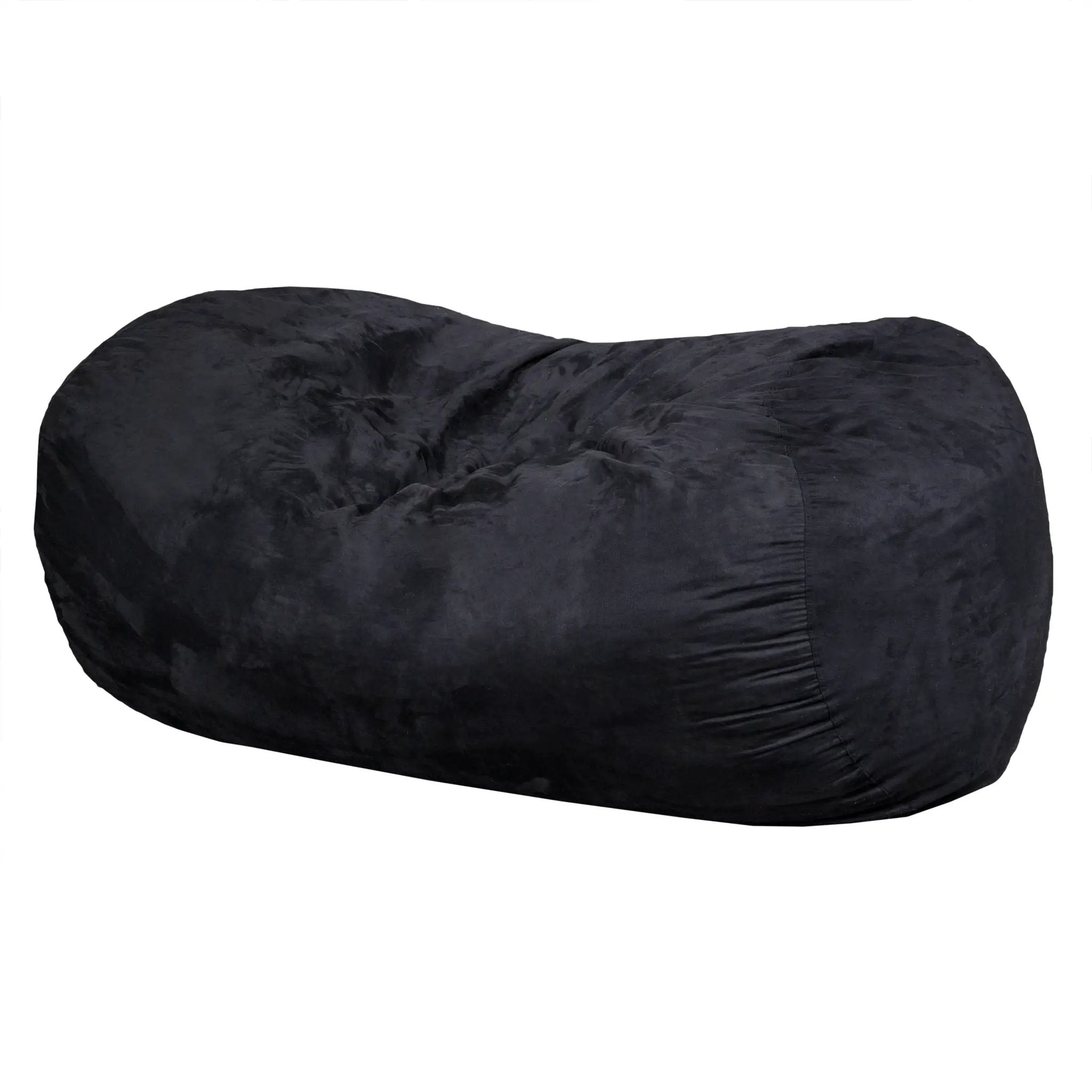 Lara 6.5 Foot Suede Cylindrical Bean Bag by HouseOfZazla