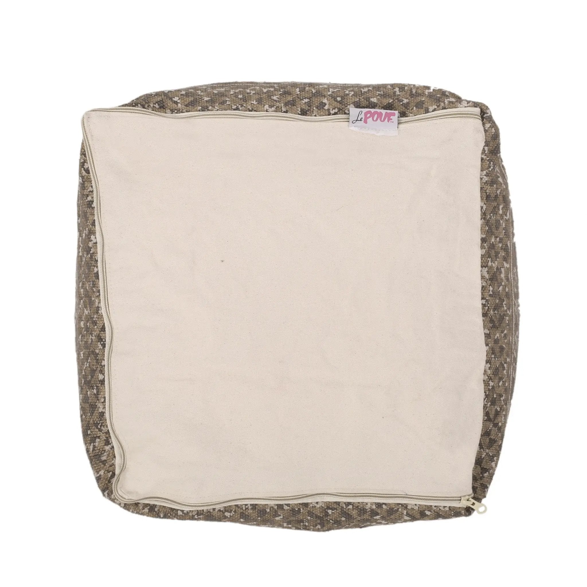 Ceasar Handcrafted Square Pouf by HouseOfZazla
