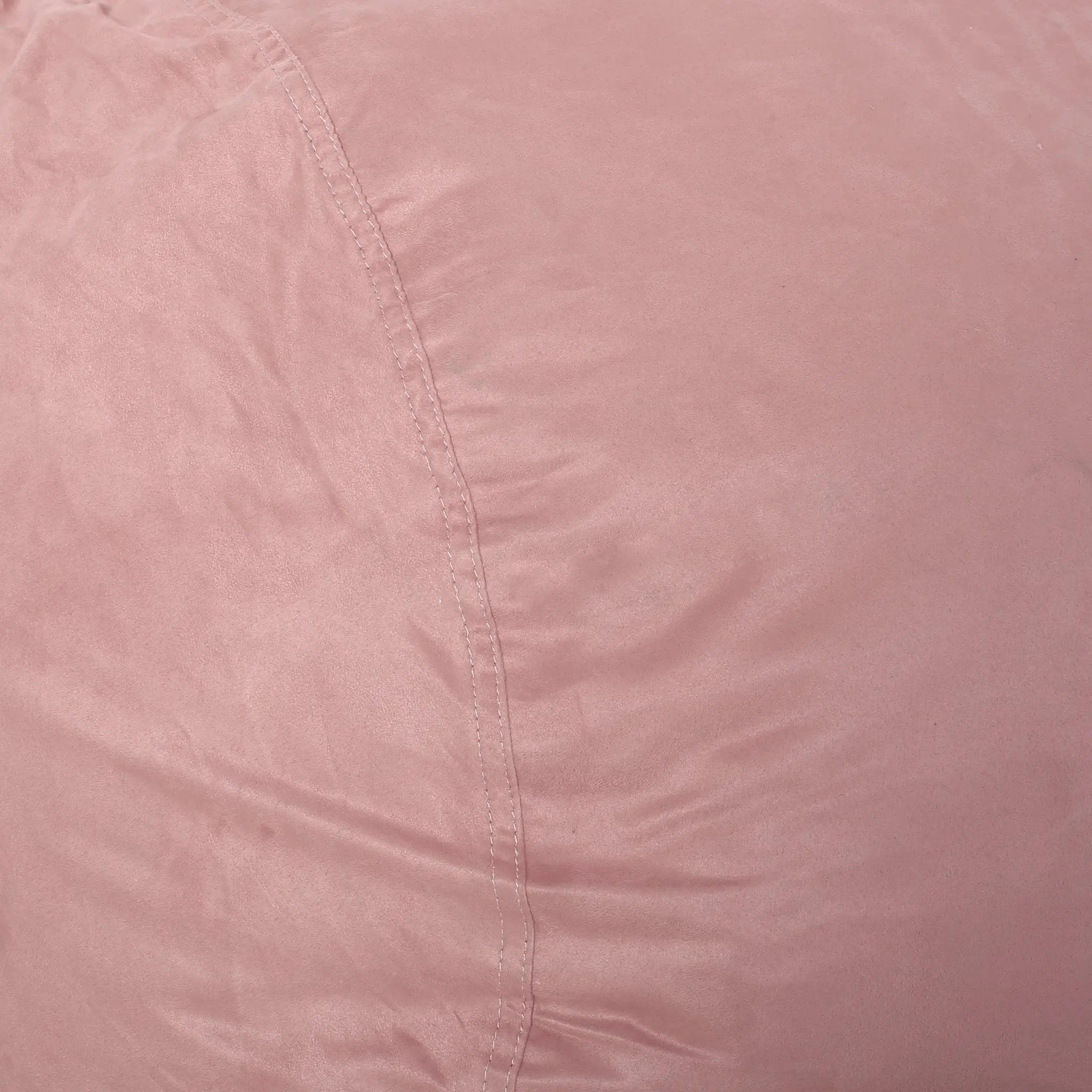 Aruba 8 Foot Microfiber Cylindrical Bean Bag Chair - Rose by HouseOfZazla