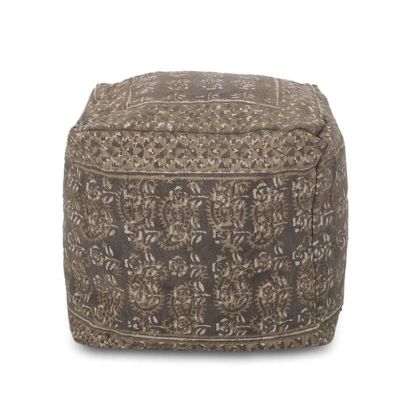 Ceasar Handcrafted Square Pouf by HouseOfZazla