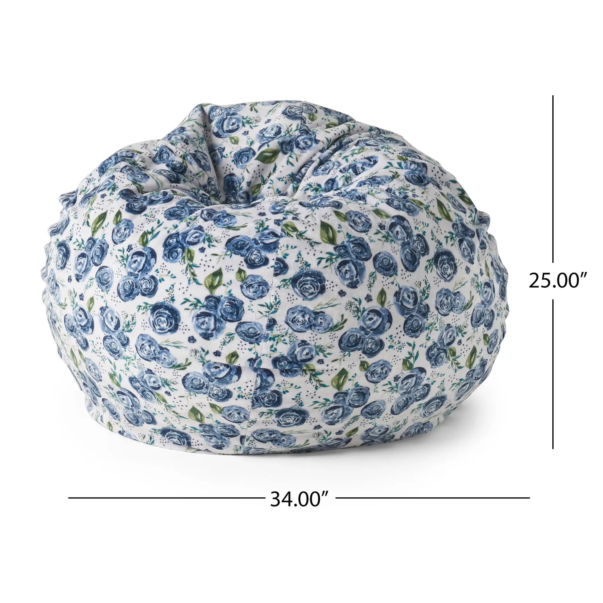 Spring 3 Foot Rounded Bean Bag by HouseOfZazla