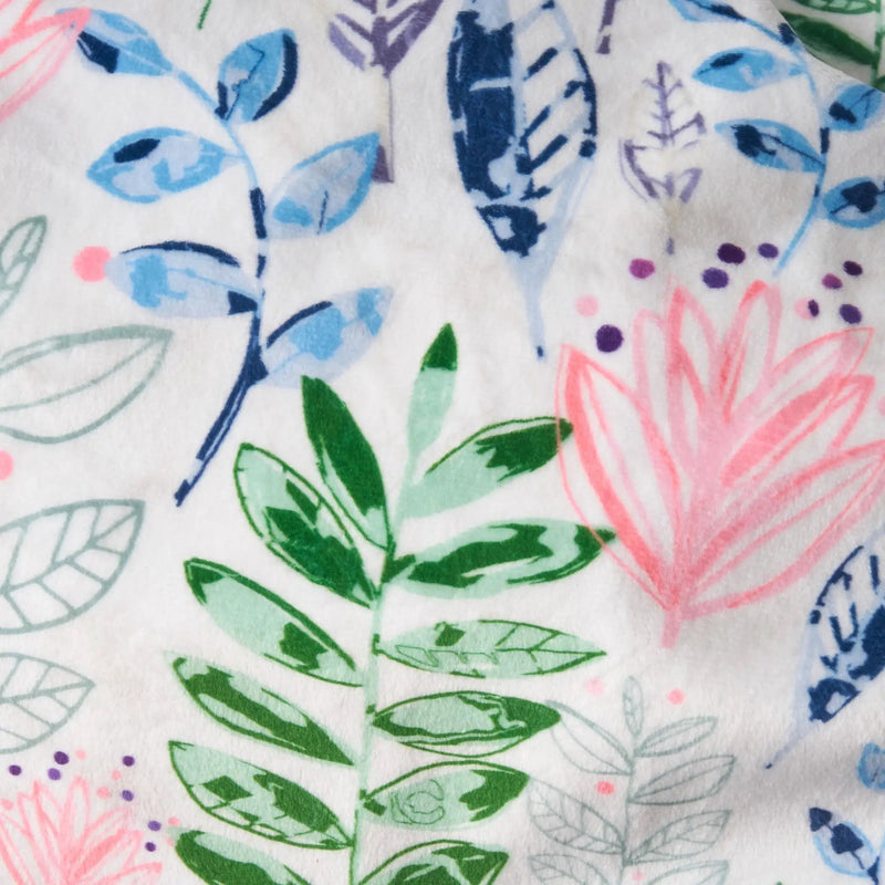 Barcadera 3 Foot Rounded Bean Bag - Leaf Print by HouseOfZazla
