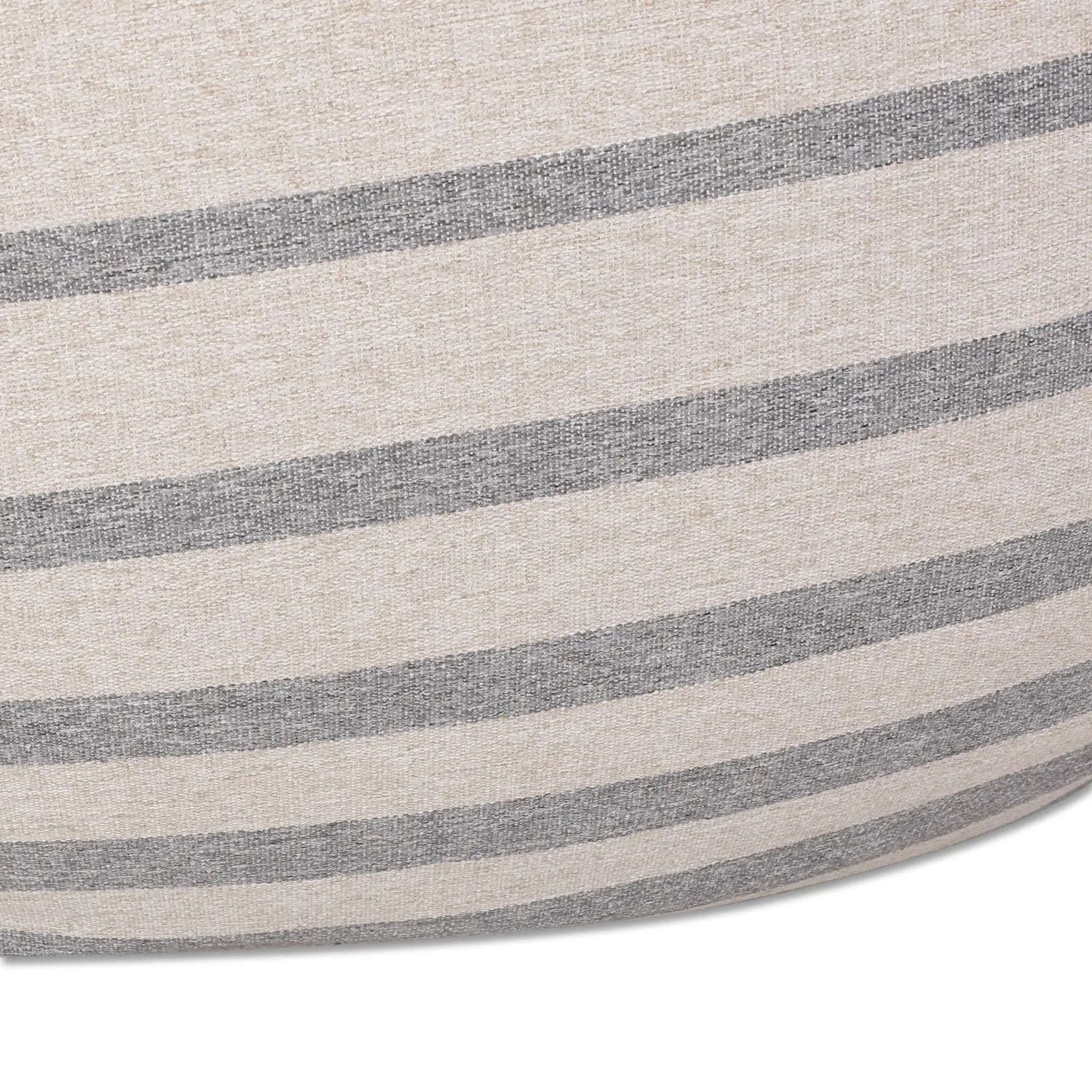 Bohemio 5 Foot Rounded Bean Bag, Striped by HouseOfZazla