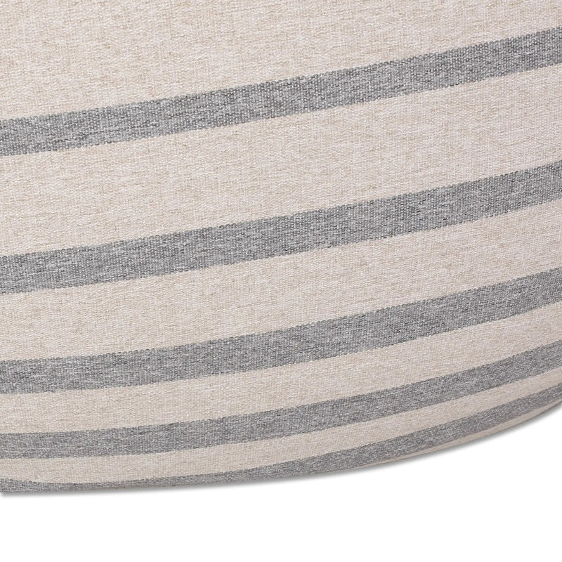 Bohemio 5 Foot Rounded Bean Bag, Striped by HouseOfZazla