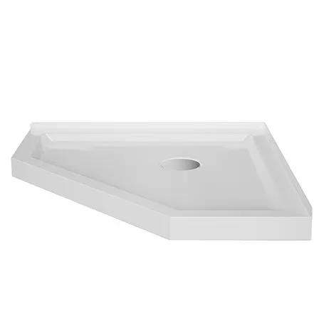 Goodyo 36 in. D x 36 in. W Neo-Angle Shower Base by HouseOfZazla