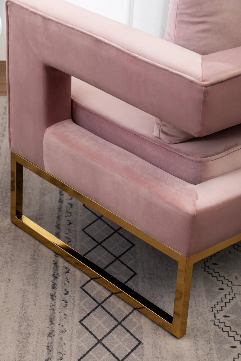 Lenola Contemporary Upholstered Accent Arm Chair by HouseOfZazla