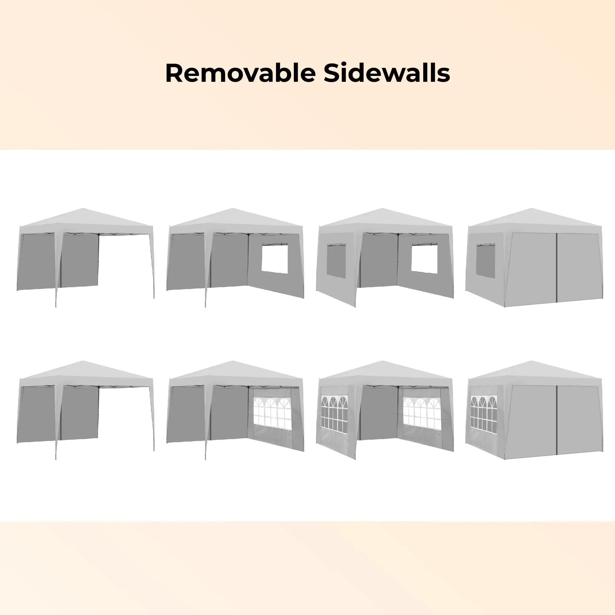 10x10ft Outdoor Pop Up Gazebo Canopy Tent by HouseOfZazla