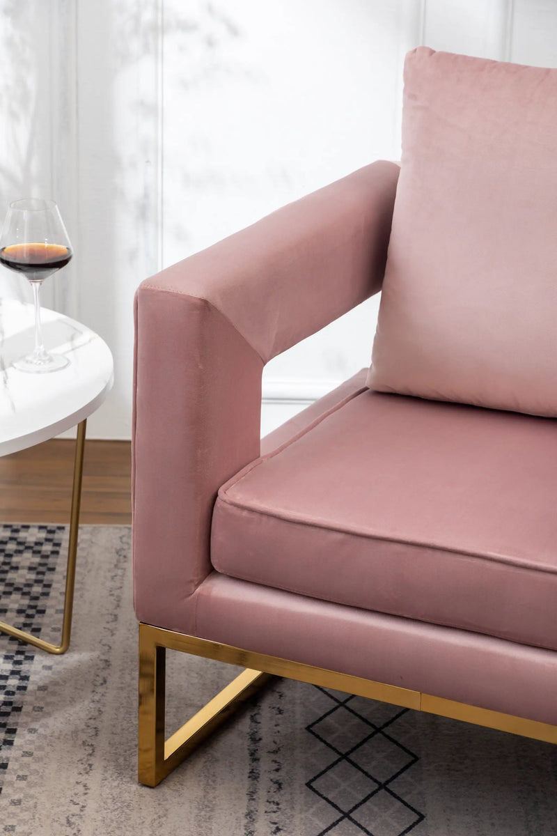 Lenola Contemporary Upholstered Accent Arm Chair by HouseOfZazla