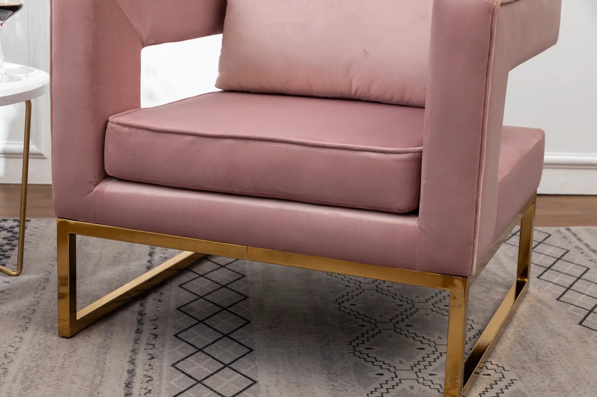 Lenola Contemporary Upholstered Accent Arm Chair by HouseOfZazla