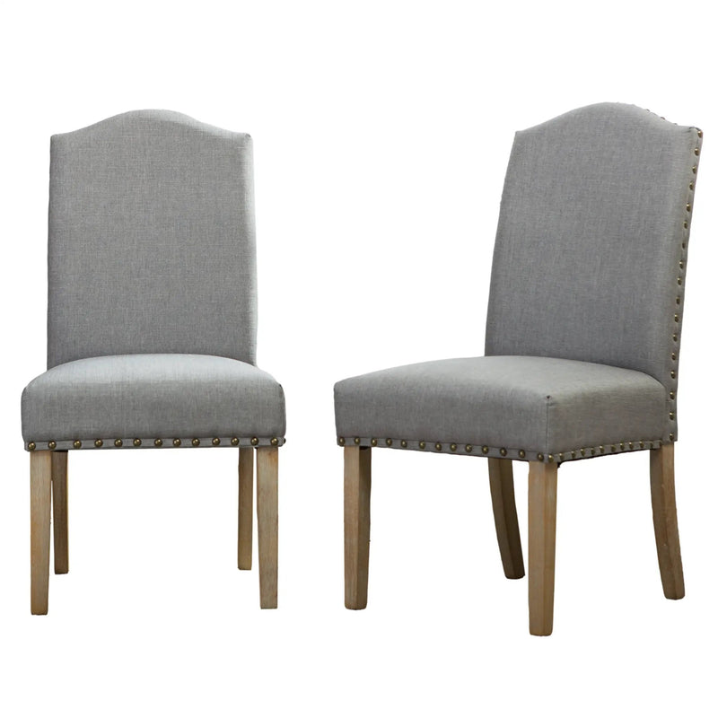 Mod Urban Style Solid Wood Nailhead Dining Chairs by HouseOfZazla