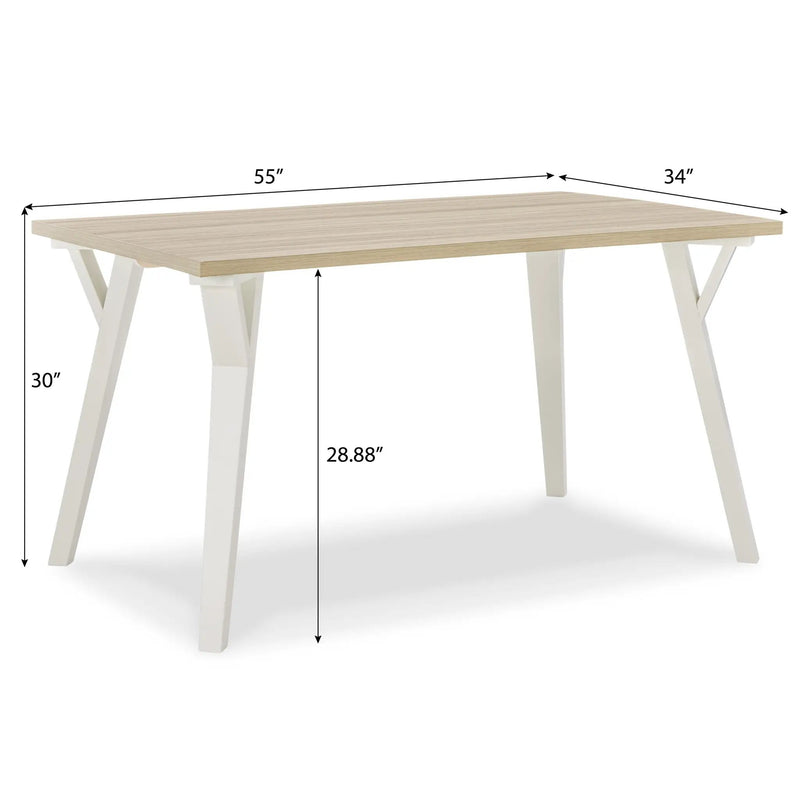 Alwynn Contemporary Rectangular Dining Table by HouseOfZazla