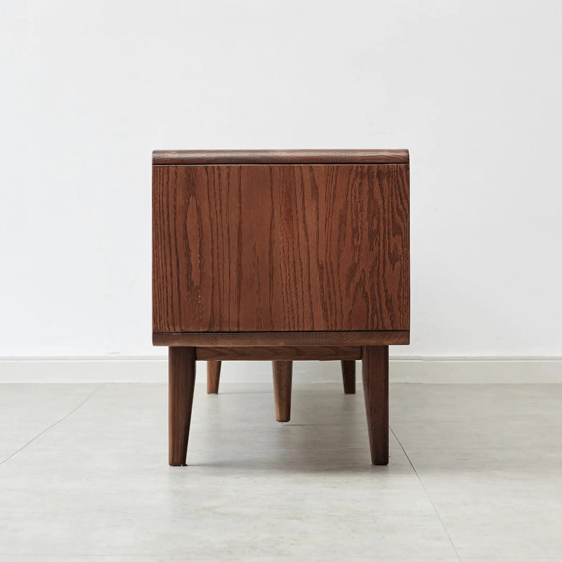 Walnut Color North America A Grade Solid TV Cabinet by HouseOfZazla