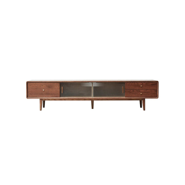 Walnut Color North America A Grade Solid TV Cabinet