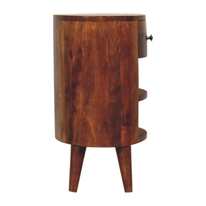 Solid Wood Cortez Nightstand - Chestnut Finish by HouseOfZazla