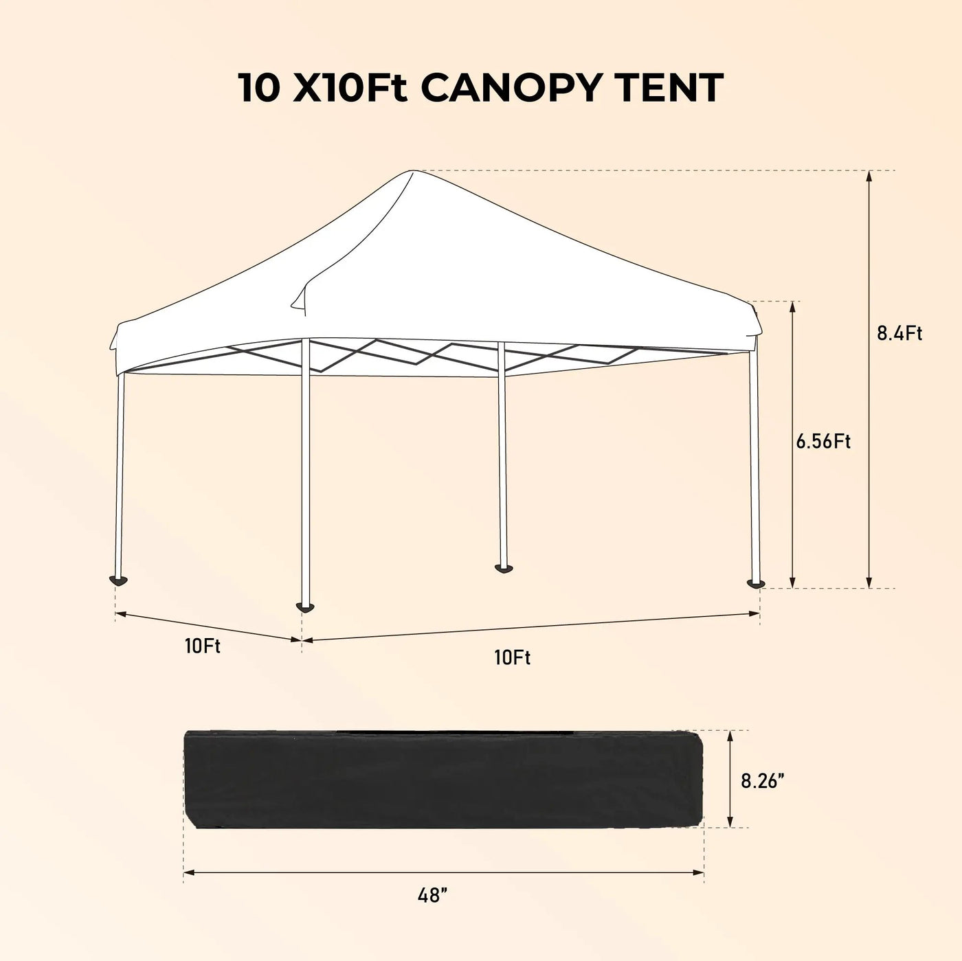 10x10ft Outdoor Pop Up Gazebo Canopy Tent by HouseOfZazla