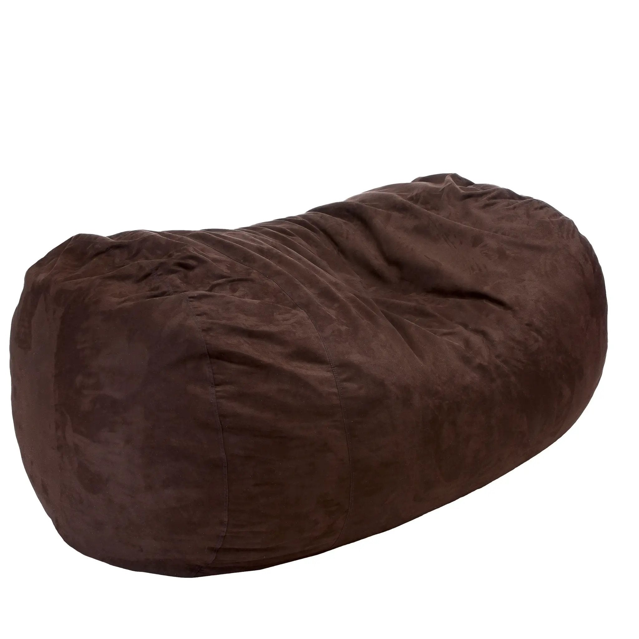 Jasper Traditional 8 Foot Cylindrical Suede Bean Bag by HouseOfZazla