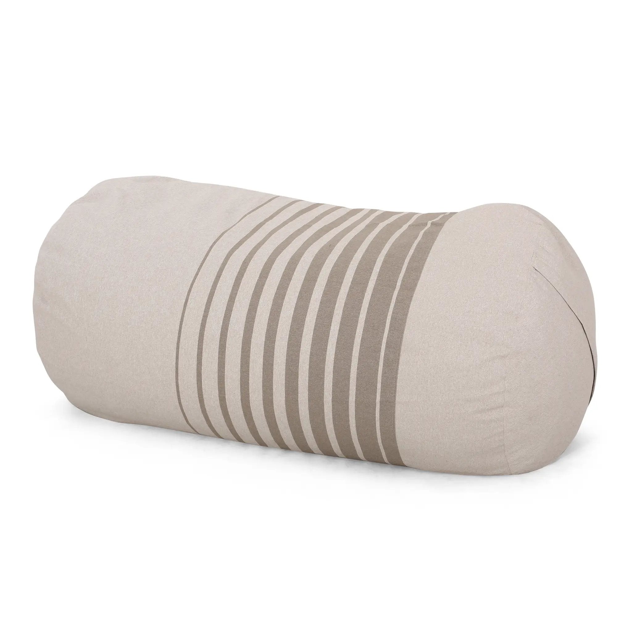 Zeon 6.5 Foot Striped Cylindrical Bean Bag by HouseOfZazla