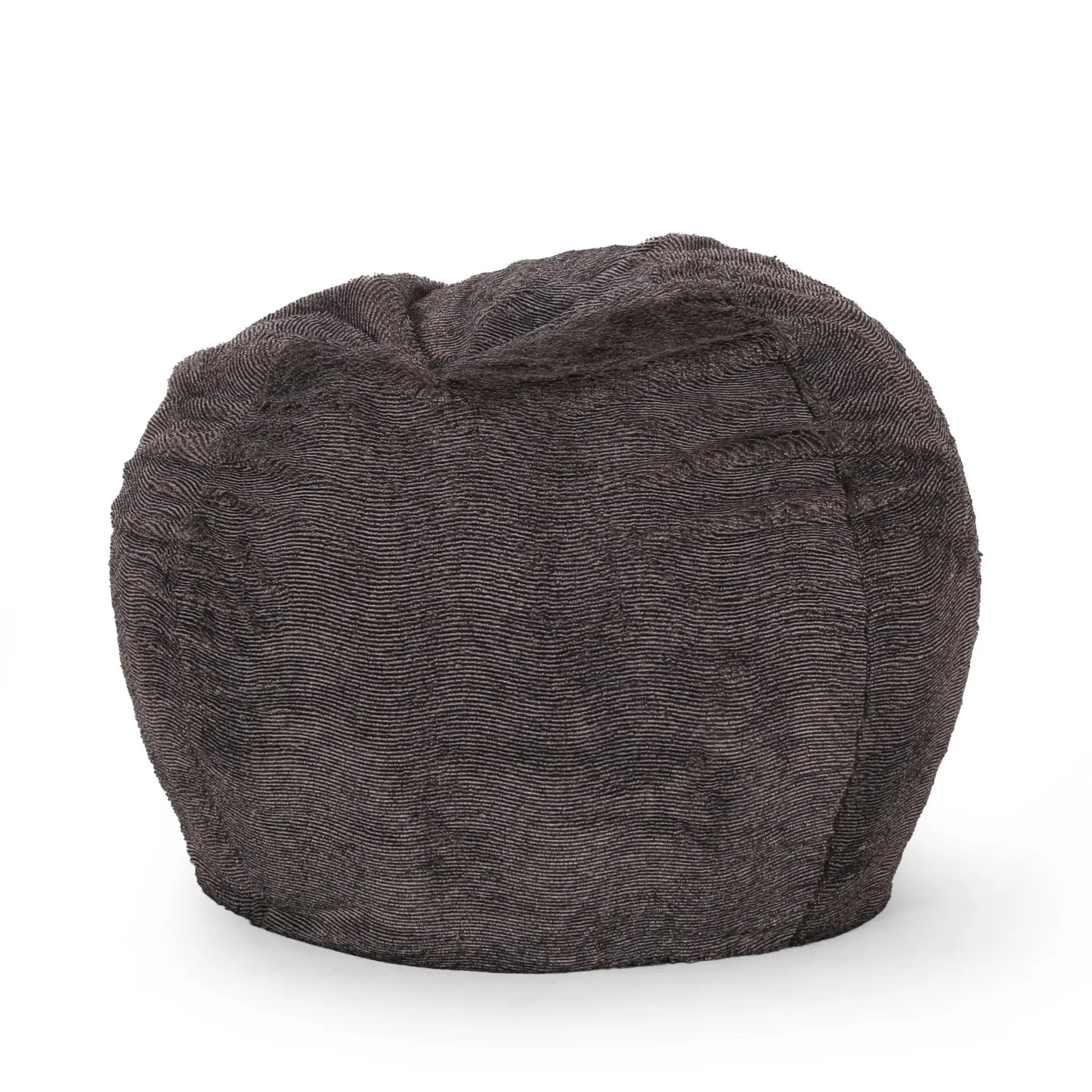 Vida 3 Foot Rounded Faux Fur Bean Bag by HouseOfZazla