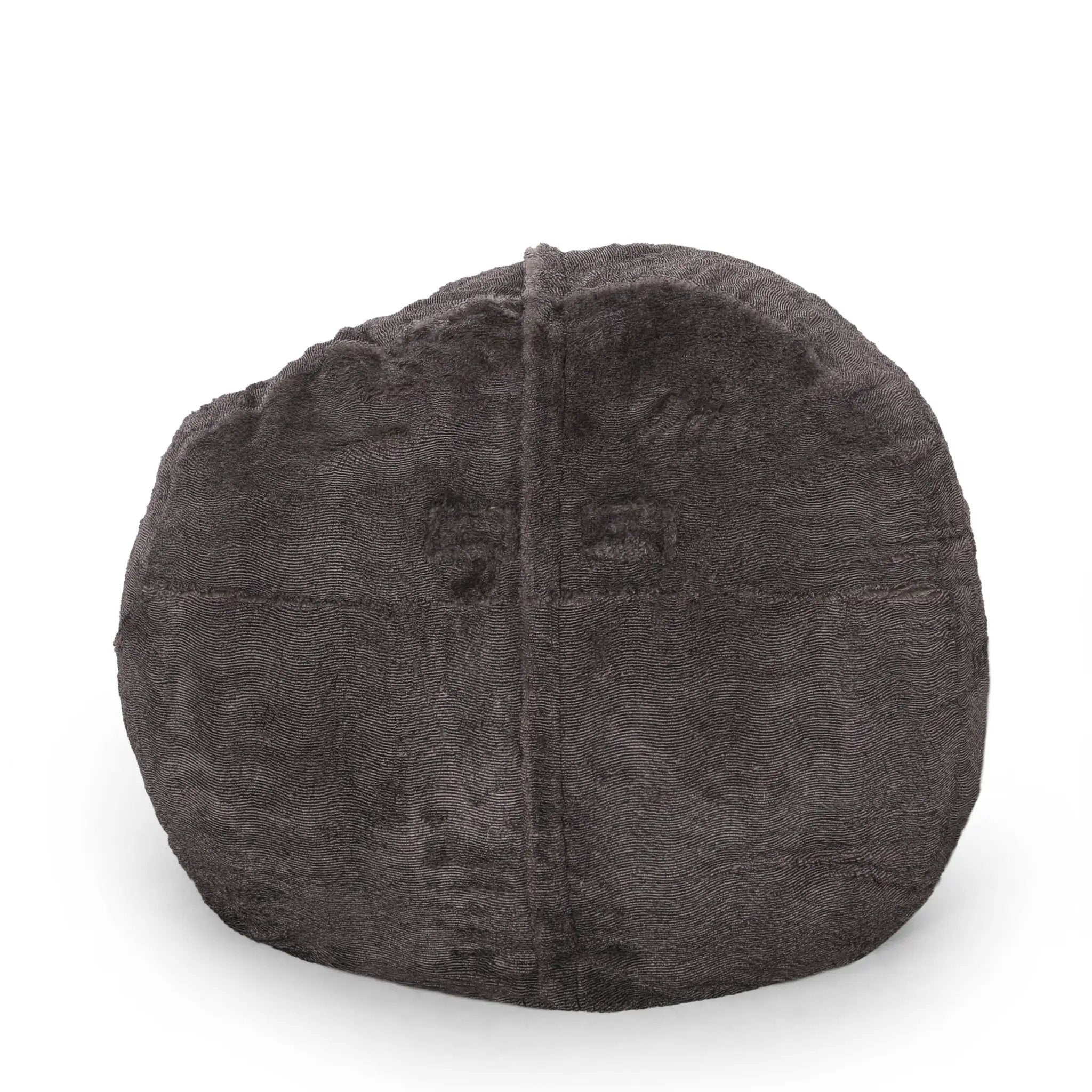 Lily Modern 5 Foot Faux Fur Cozy Bean Bag, Brown/Beige by HouseOfZazla