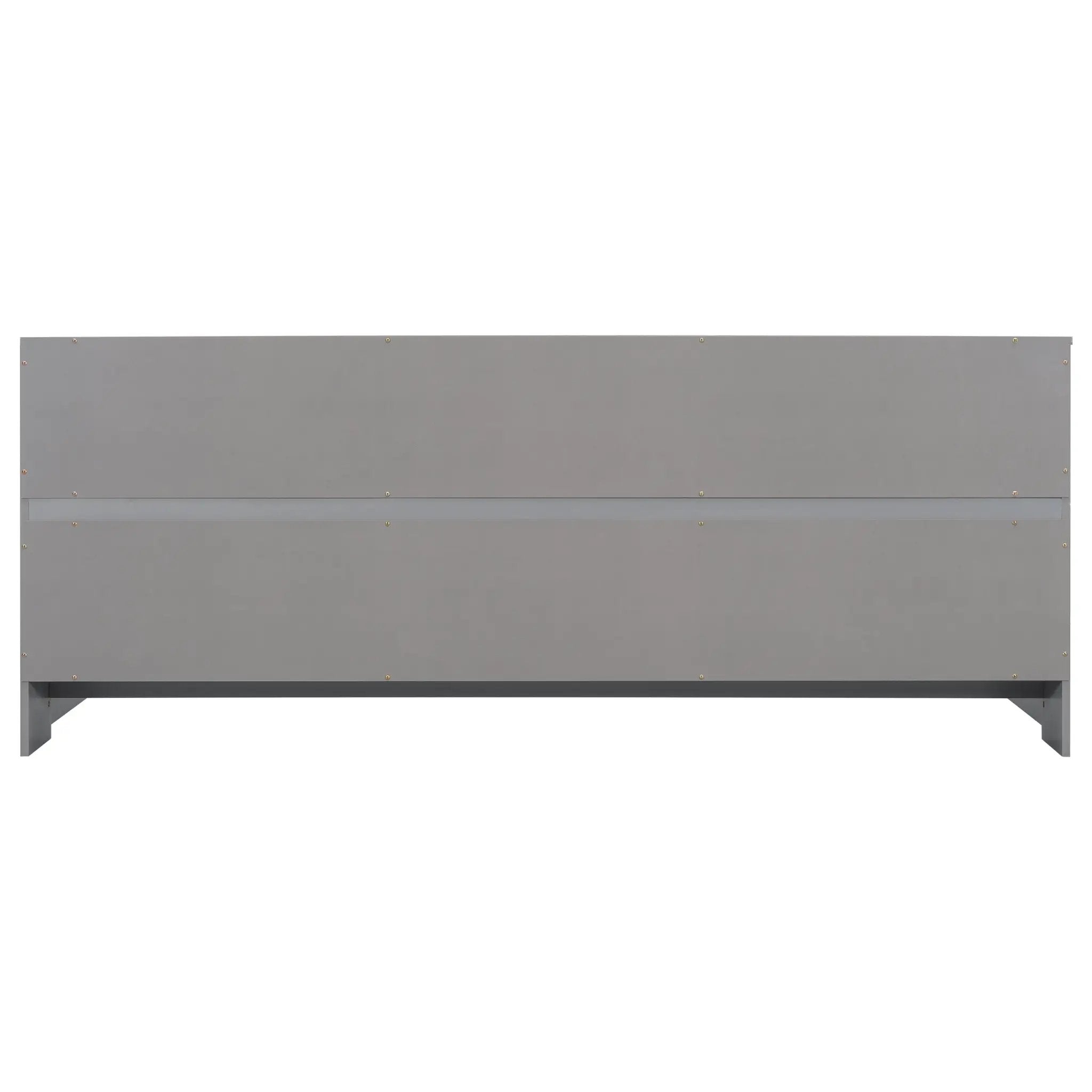 Full Floor Bed with Side Bookcase, Shelves, Guardrails by HouseOfZazla