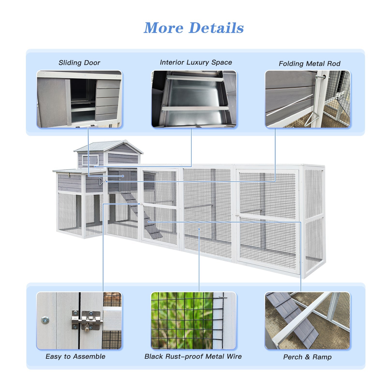 150" Extra Large Wooden Chicken Coop by HouseOfZazla