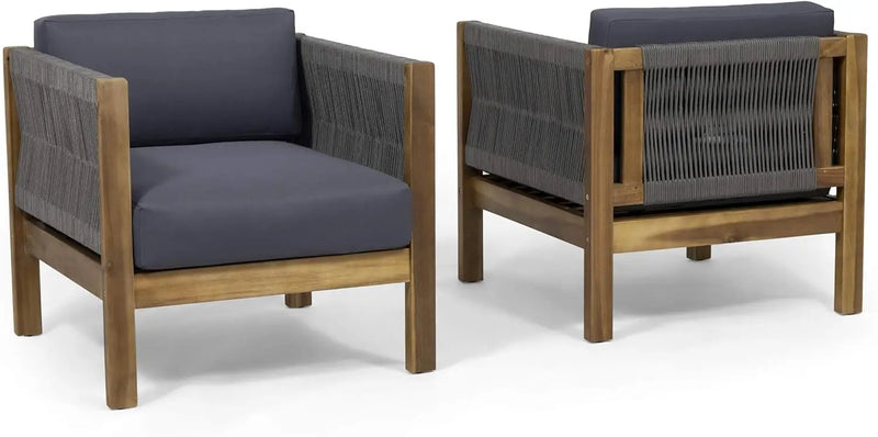 Laurel Outdoor Club Chair Set of 2 by HouseOfZazla