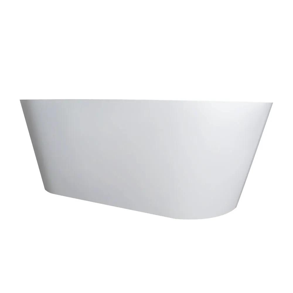 59 Inch Freestanding Solid Surface Soaking Bathtub by HouseOfZazla