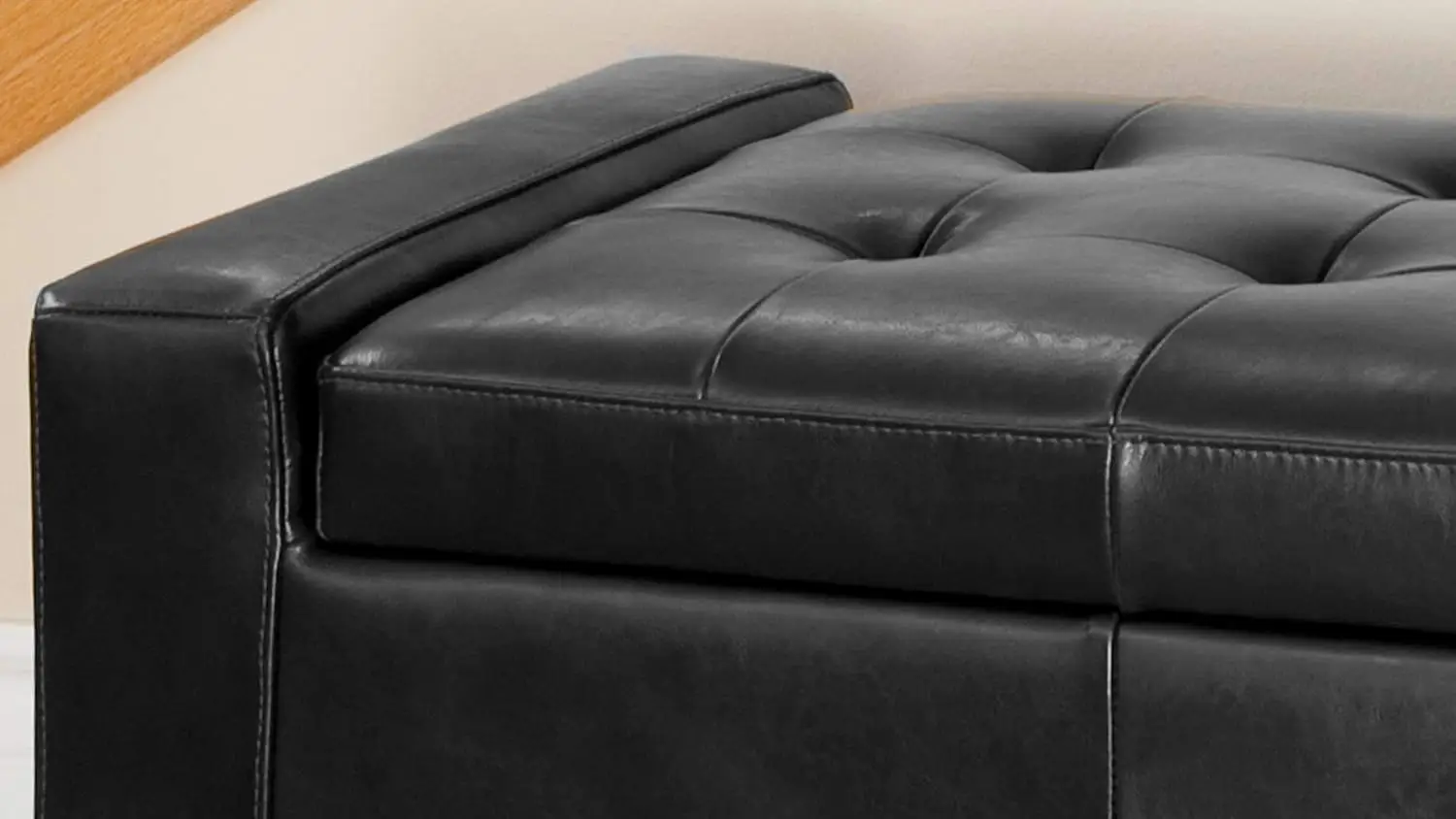 Large 51" Storage Ottoman, Tufted Storage Bench by HouseOfZazla