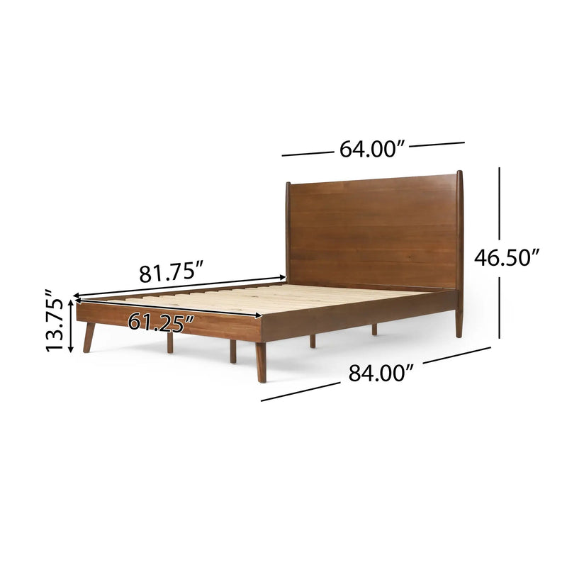 Cohron Solid Wood Platform Bed (Queen) by HouseOfZazla