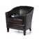 Brown Bonded Leather Club Chair by HouseOfZazla
