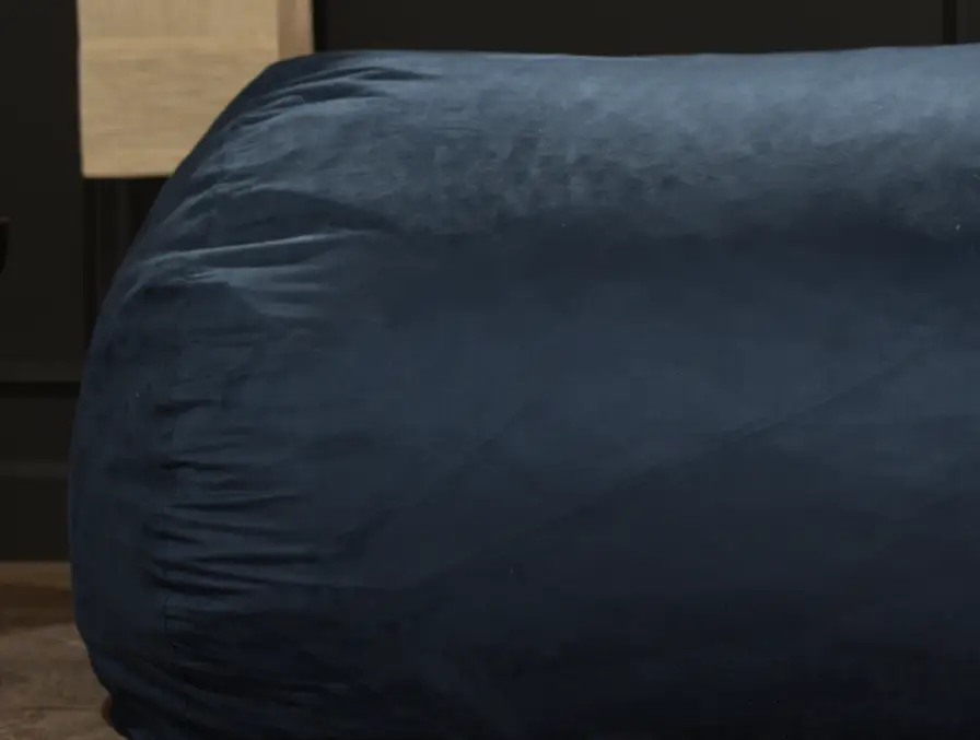 Jasper Traditional 8 Foot Cylindrical Suede Bean Bag by HouseOfZazla