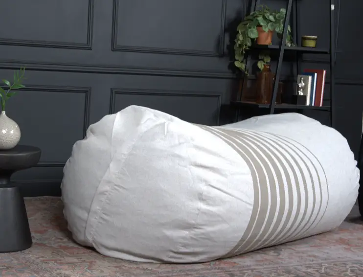 Zeon 6.5 Foot Striped Cylindrical Bean Bag by HouseOfZazla