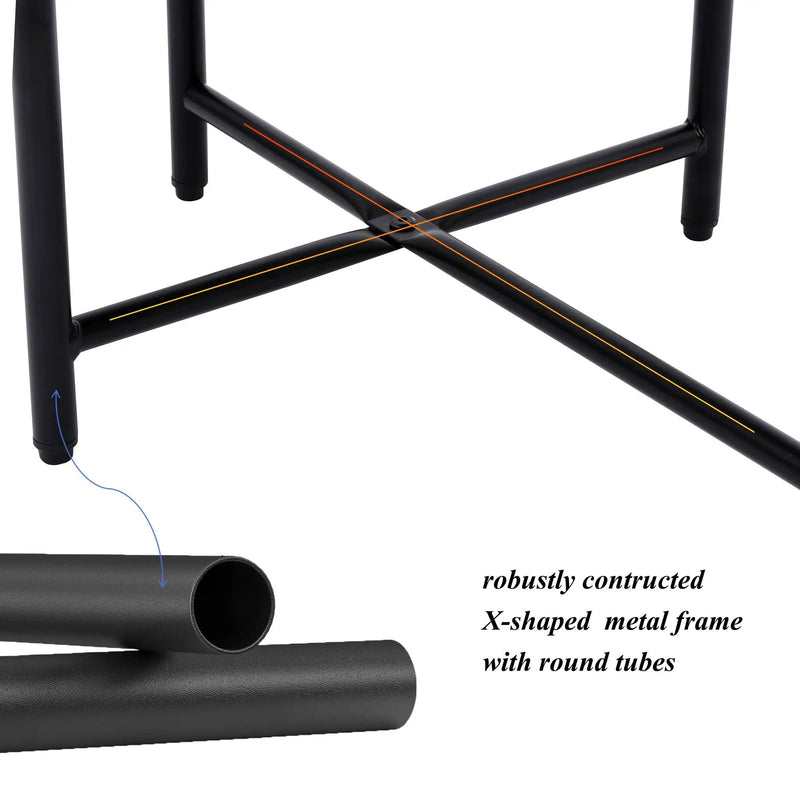Round Coffee Table with Storage Tray by HouseOfZazla