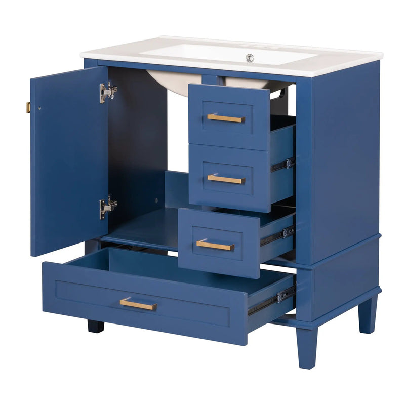 30" Bathroom Vanity with Sink Combo Set by HouseOfZazla