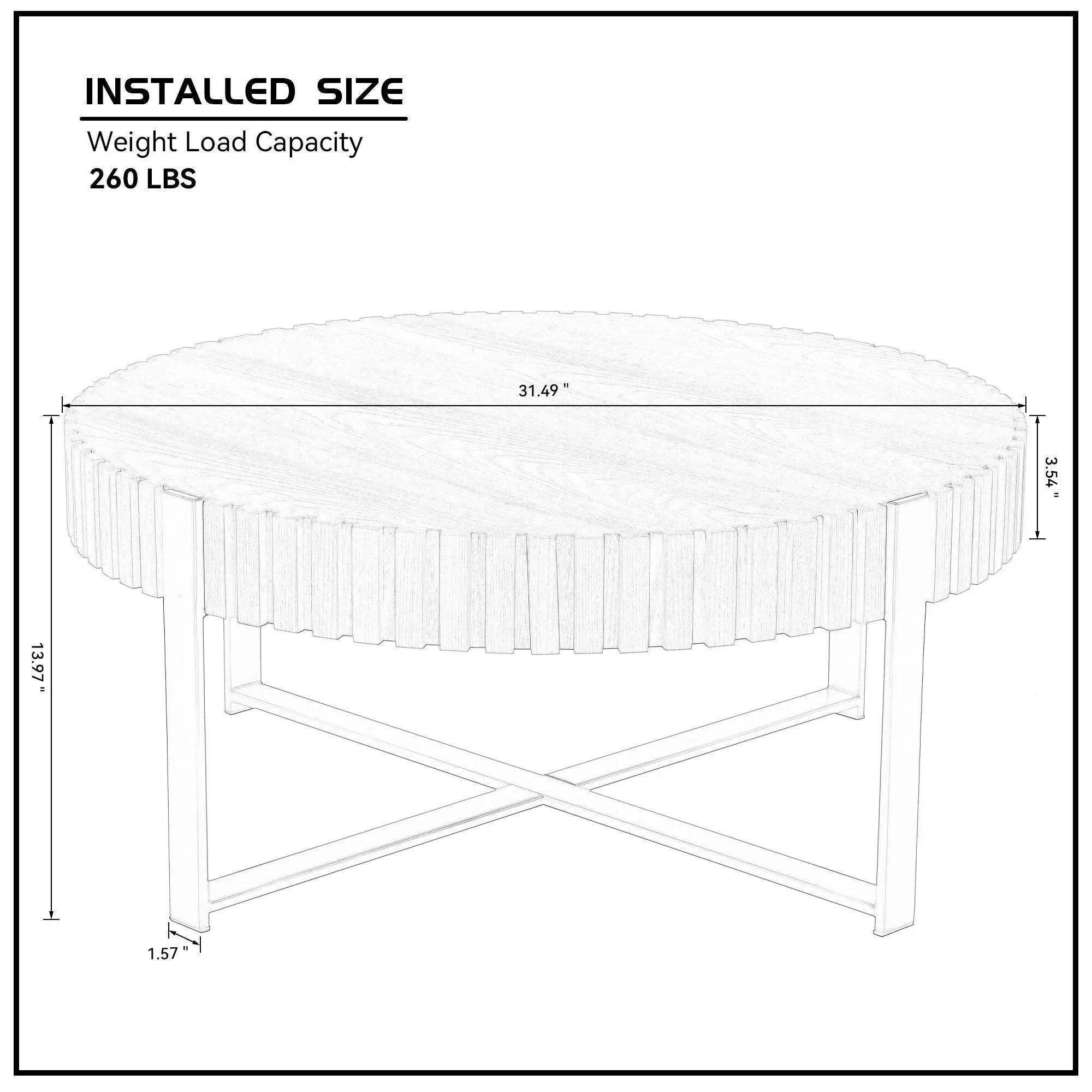 Modern Handcraft Drum Coffee Table by HouseOfZazla
