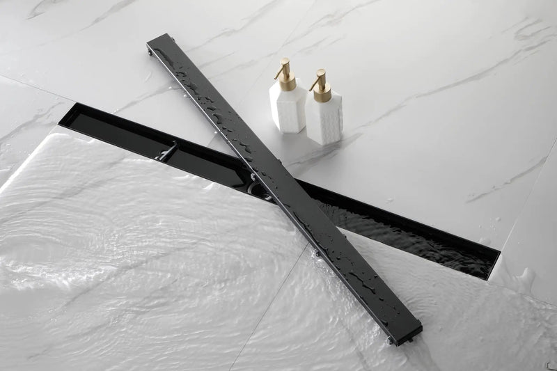 36 Inches Linear Shower Drain with Removable Cover by HouseOfZazla