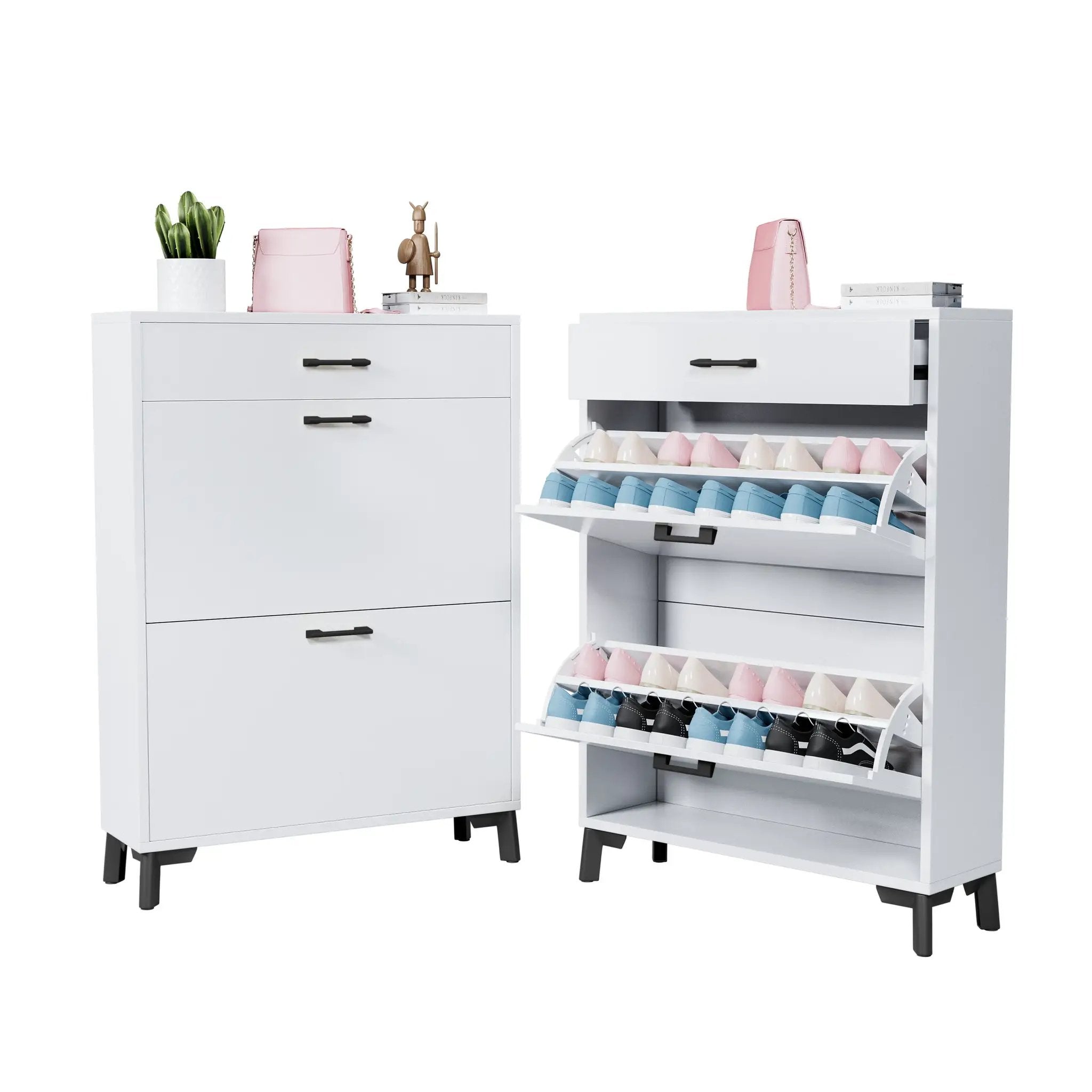 Shoe Storage Cabinet for Entryway by HouseOfZazla