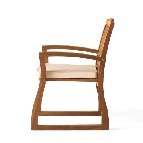 7 Pieces Acacia Wood Outdoor Dining Set by HouseOfZazla