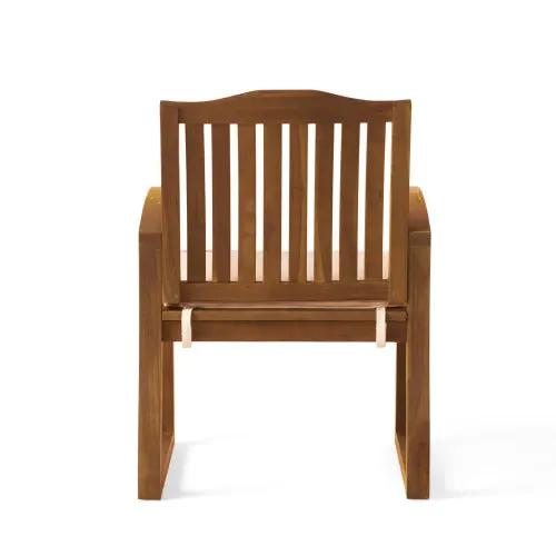 7 Pieces Acacia Wood Outdoor Dining Set by HouseOfZazla