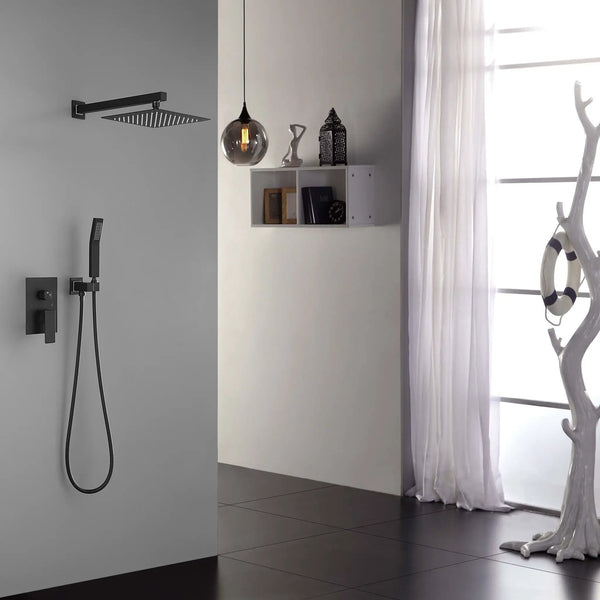 10 Inch Shower Head Bathroom Luxury Rain Mixer Shower Complete Combo Set, photo 2 of 9