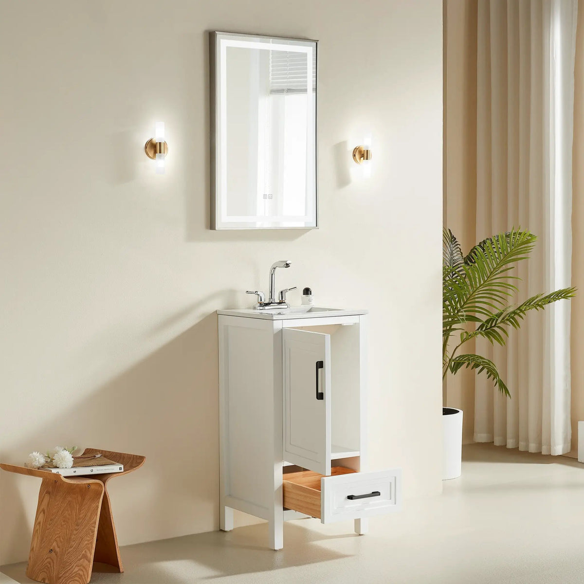 Fully Assembled 18'' Bathroom Vanity by HouseOfZazla