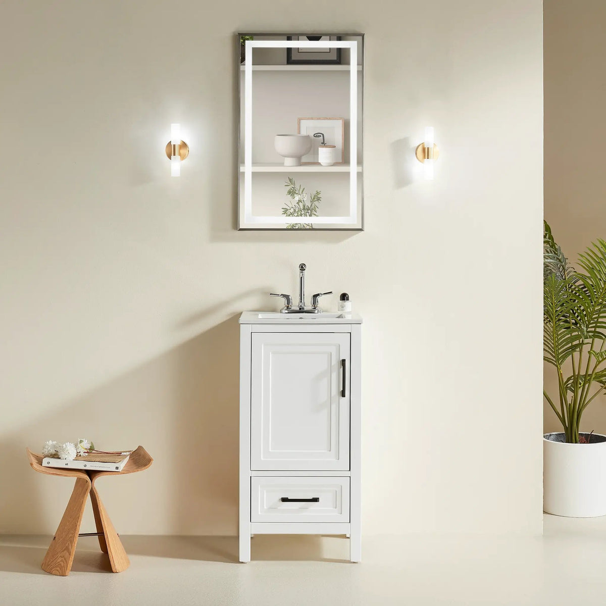Fully Assembled 18'' Bathroom Vanity by HouseOfZazla