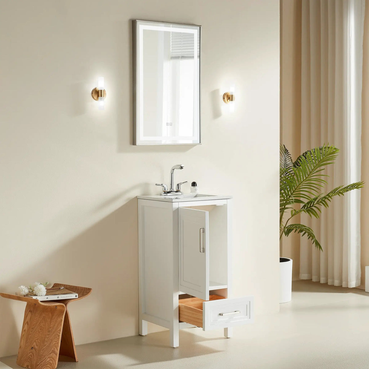 Fully Assembled 18'' Bathroom Vanity by HouseOfZazla