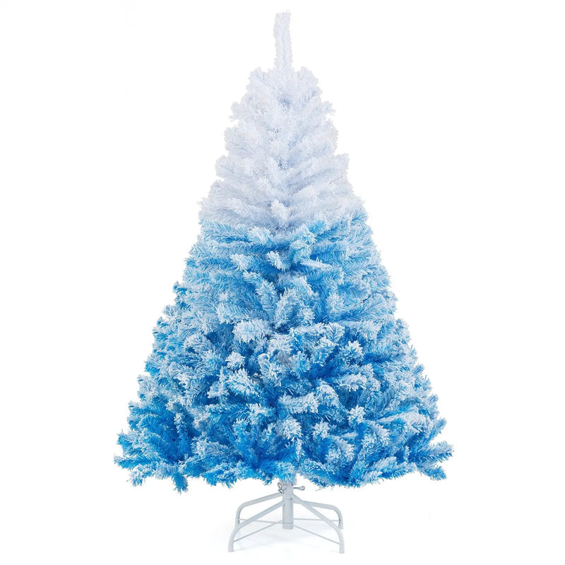 2025 New Artificial Christmas Tree with 456 Branch Tips and Folding Metal Stand by DirectDeals