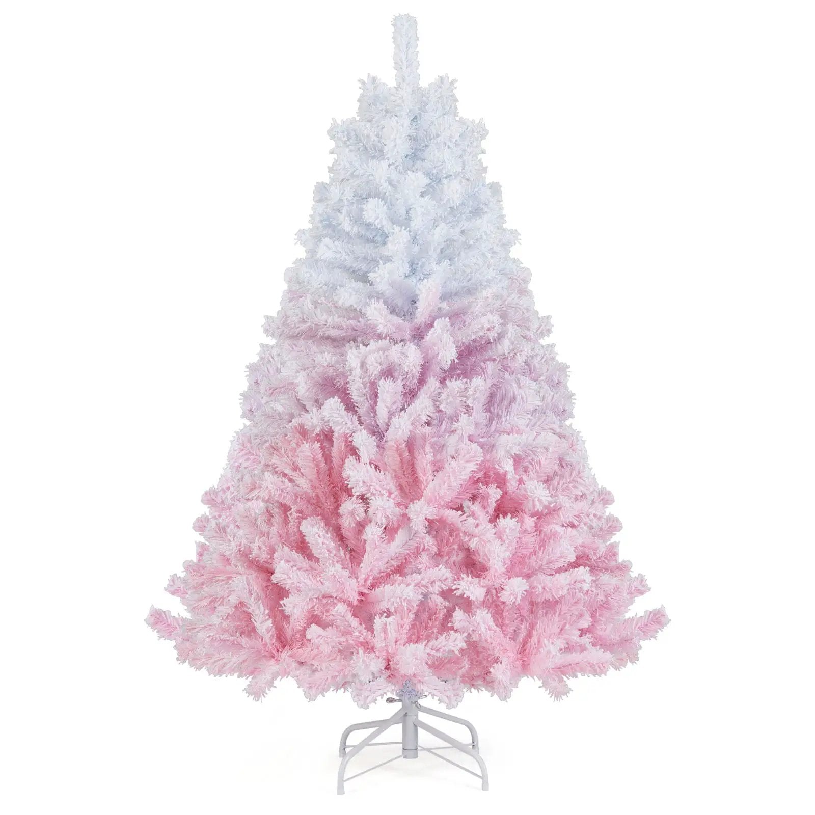 2025 New Artificial Christmas Tree with Folding Metal Stand and 456 Branch Tips by DirectDeals