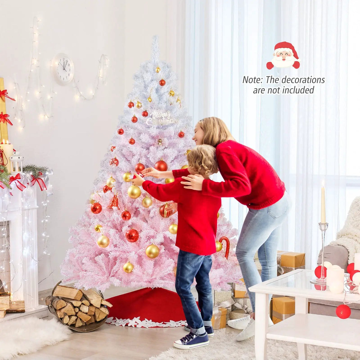 2025 New Artificial Christmas Tree with Folding Metal Stand and 456 Branch Tips, photo 5 of 32