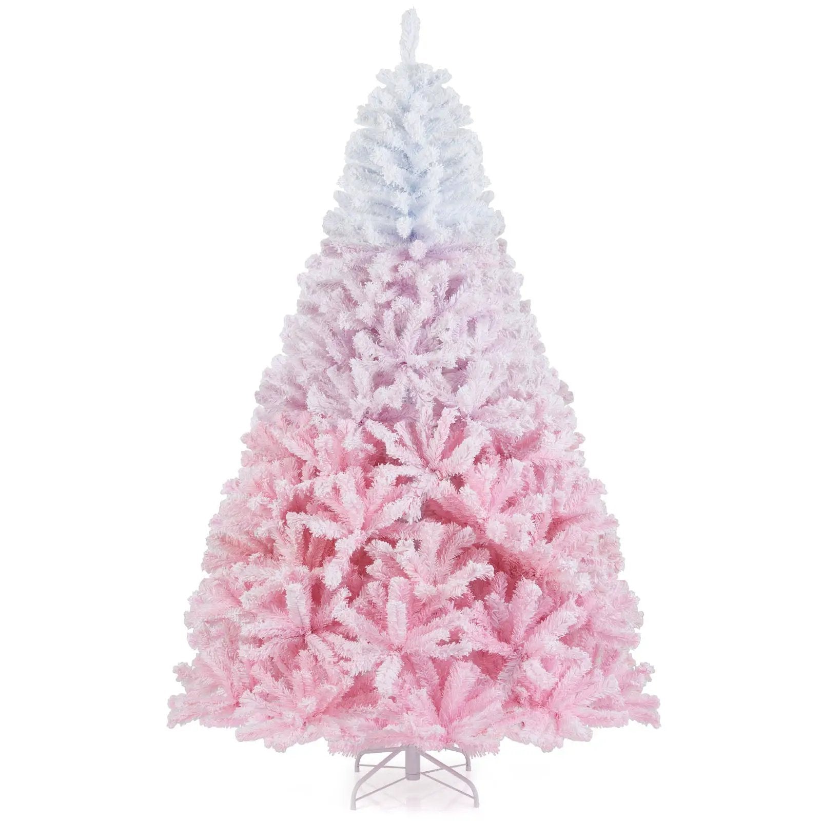2025 New Artificial Christmas Tree with Folding Metal Stand and 456 Branch Tips by DirectDeals