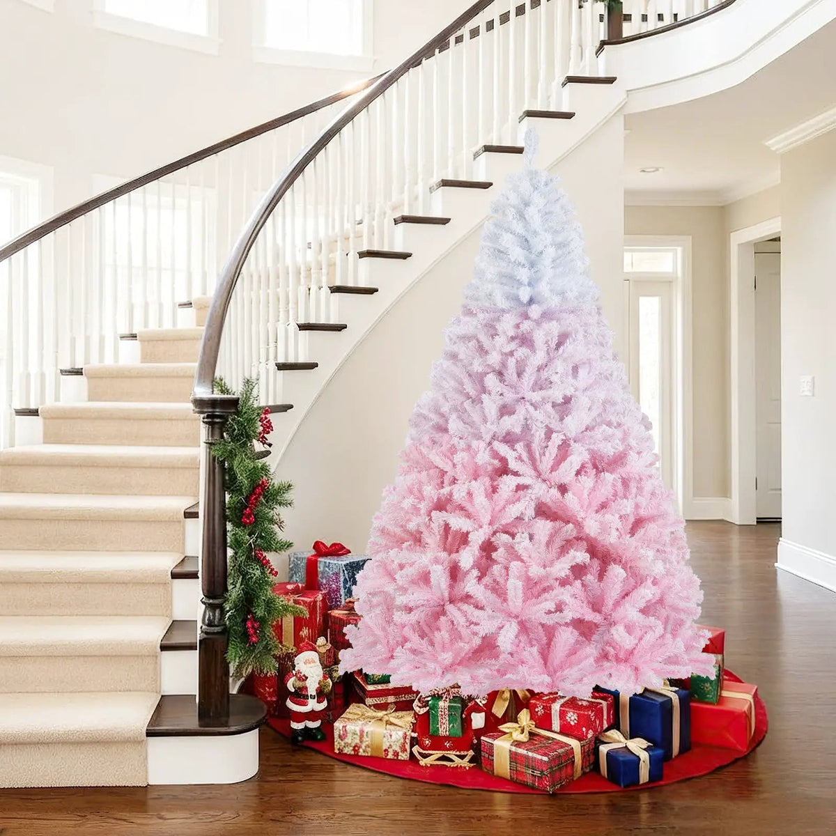 2025 New Artificial Christmas Tree with Folding Metal Stand and 456 Branch Tips, photo 6 of 32