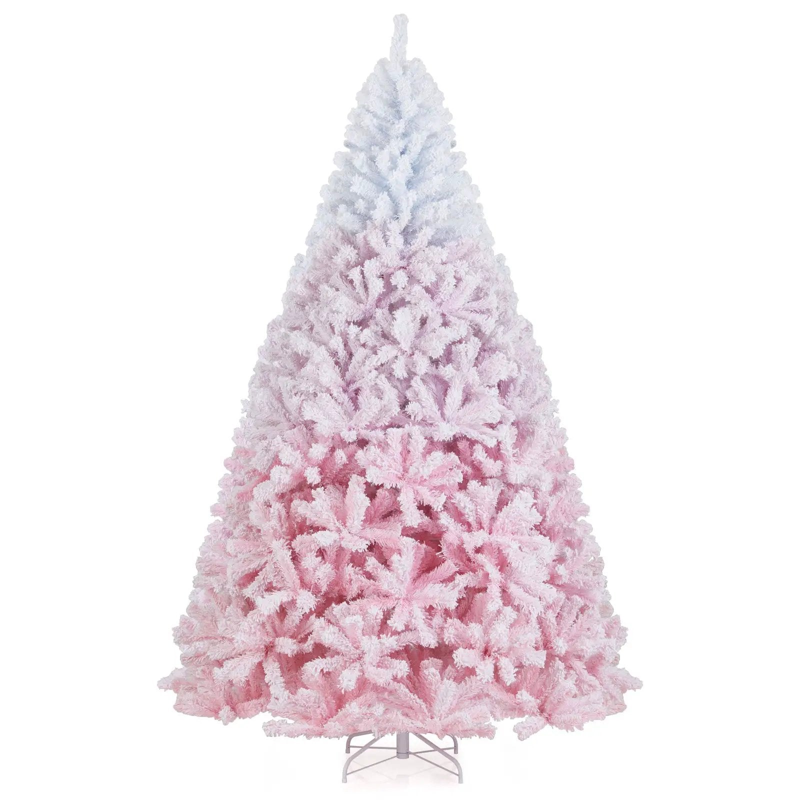 2025 New Artificial Christmas Tree with Folding Metal Stand and 456 Branch Tips by DirectDeals