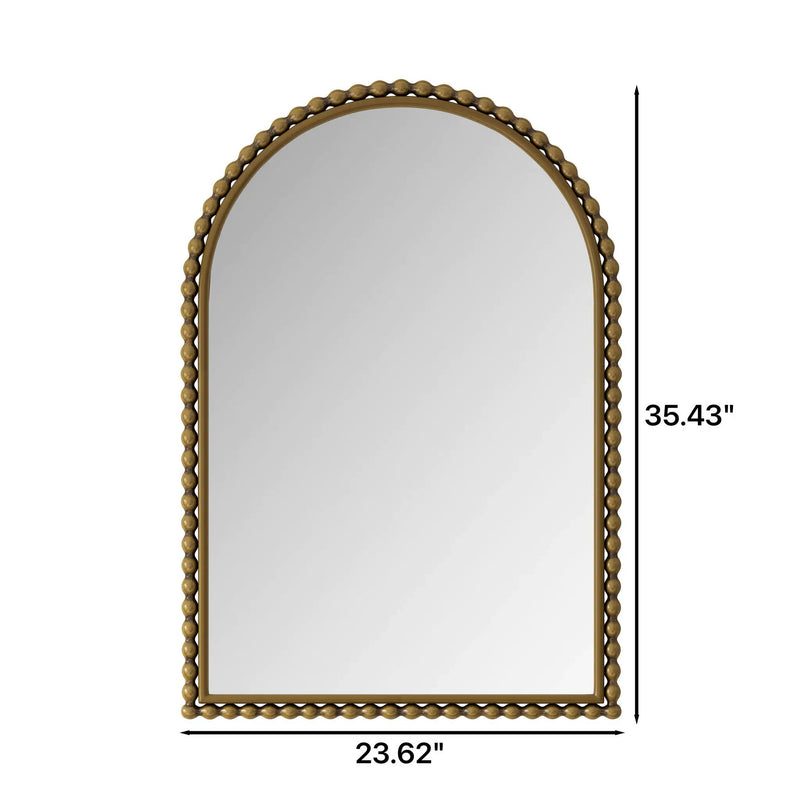 Vintage Iron Art Arch Mirror, Wall Hanging Or Table Display by Unique Piece Furniture